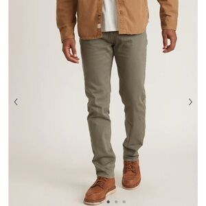 Marine Layer POCKET SLIM STRAIGHT TWILL PANTS - 36W X 32L - FADED
OLIVE NWT